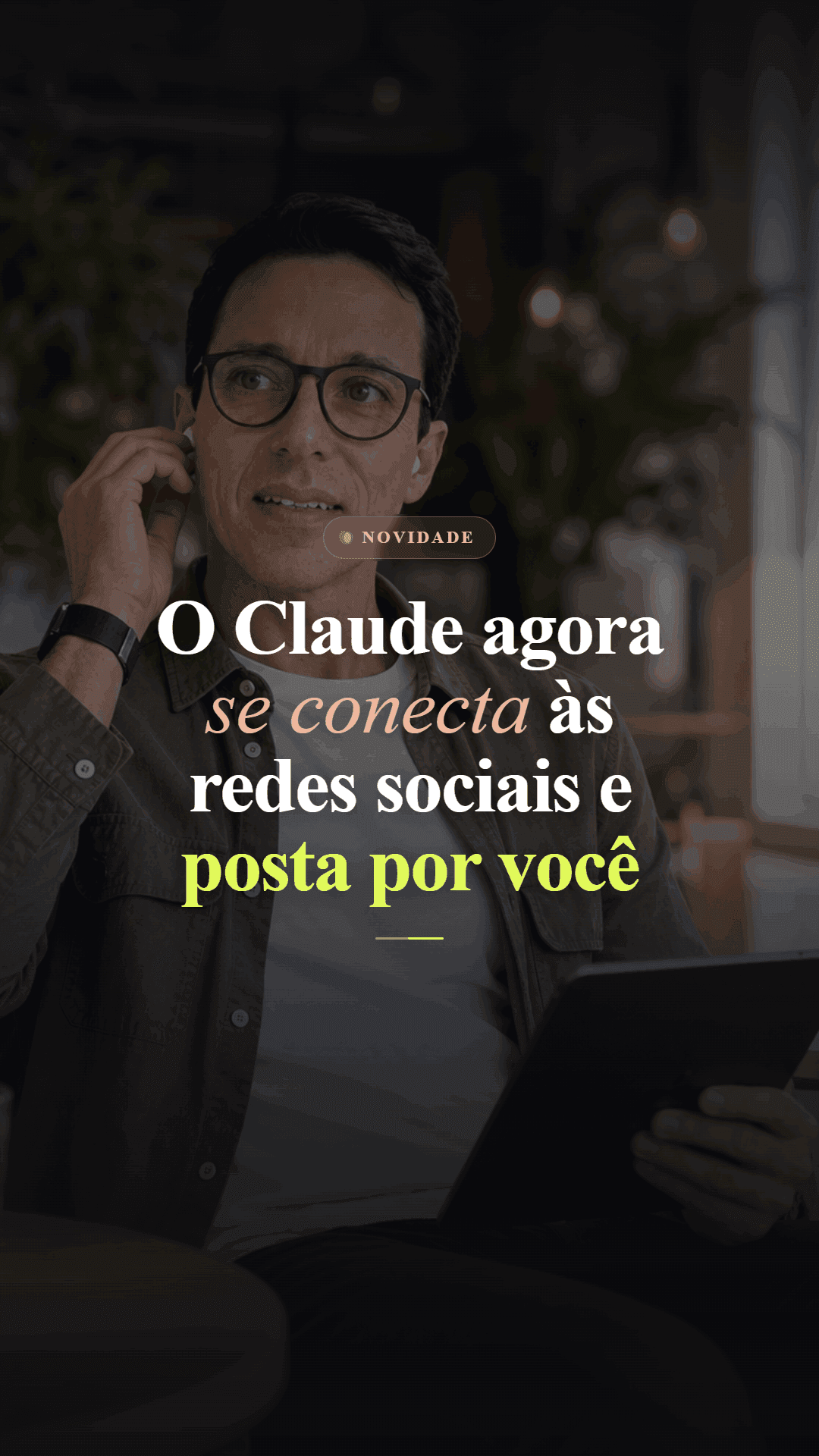 Reel: O Claude agora se conecta às redes sociais e posta por você